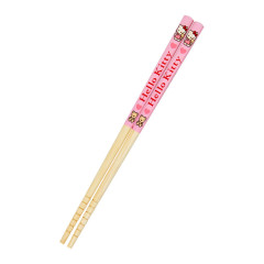 Japan Sanrio Original Bamboo Chopsticks - Hello Kitty