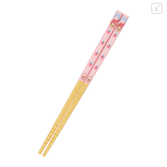 Japan Sanrio Original Bamboo Chopsticks - My Melody - 1