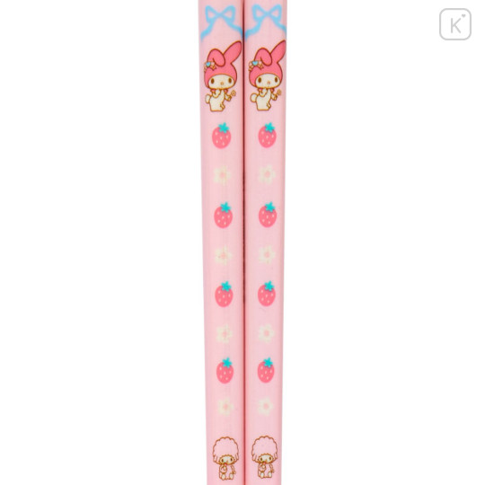 Japan Sanrio Original Bamboo Chopsticks - My Melody - 2