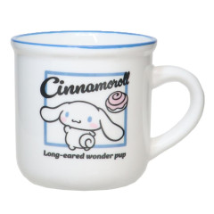 Japan Sanrio Ceramic Mug - Cinnamoroll / Retro