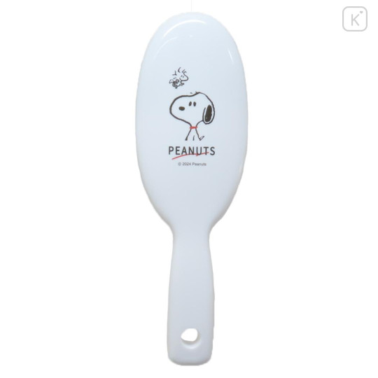 Japan Peanuts Hair Brush - Snoopy & Woodstock / White - 1