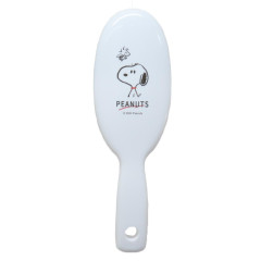 Japan Peanuts Hair Brush - Snoopy & Woodstock / White