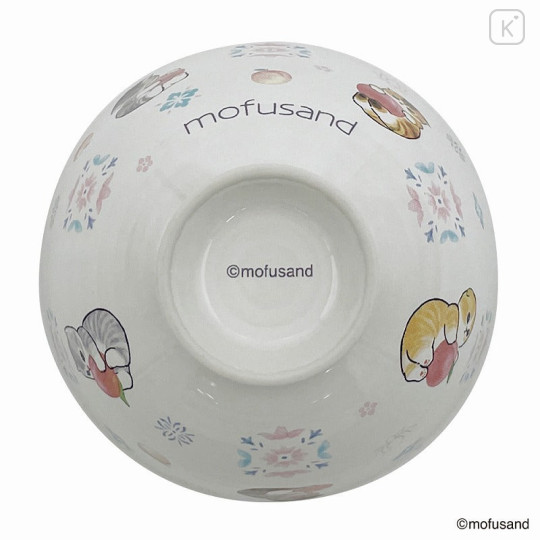 Japan Mofusand Lightweight Tea Bowl - Cat : Peach - 6