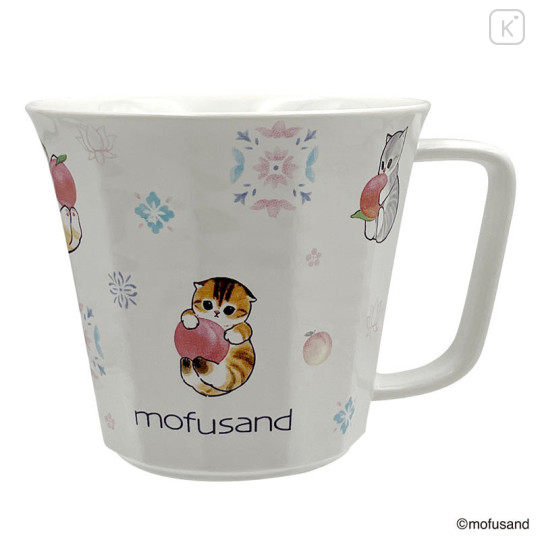 Japan Mofusand Lightweight Mug - Cat / Peach - 1