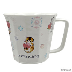 Japan Mofusand Lightweight Mug - Cat / Peach