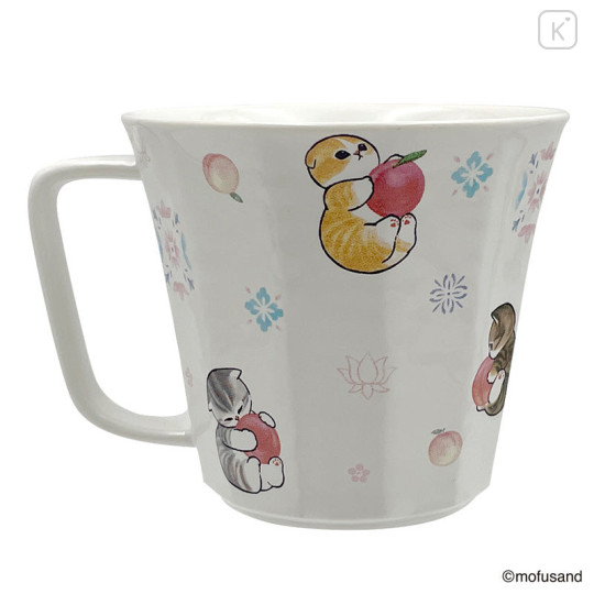 Japan Mofusand Lightweight Mug - Cat / Peach - 4