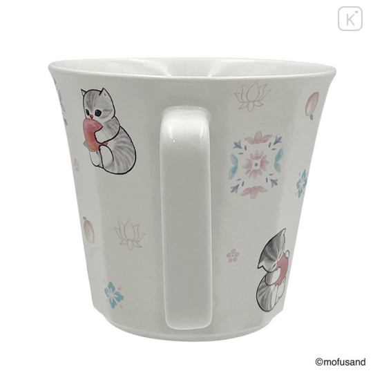 Japan Mofusand Lightweight Mug - Cat / Peach - 6