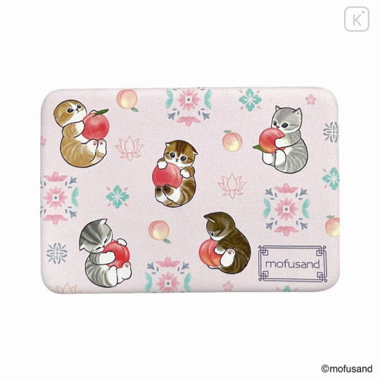 Japan Mofusand Mirror Accessory Case - Cat / Peach - 1