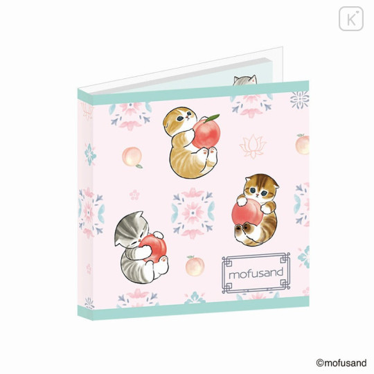 Japan Mofusand Book-shaped Sticky Notes - Cat / Peach - 1