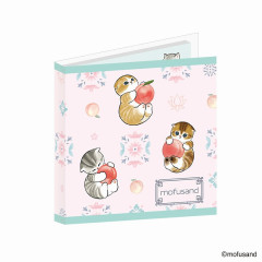 Japan Mofusand Book-shaped Sticky Notes - Cat / Peach