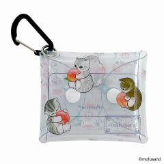 Japan Mofusand Clear Multi Case (SS) - Cat / Peach