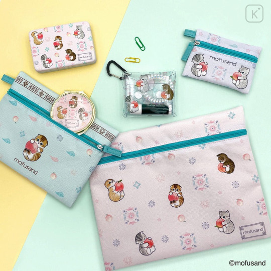 Japan Mofusand Clear Multi Case (SS) - Cat / Peach - 2