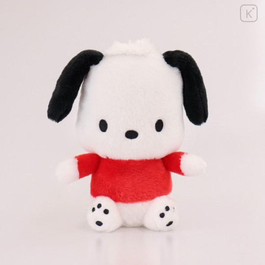 Japan Sanrio Squishy Action Plush Toy - Pochacco / Ear Up - 2