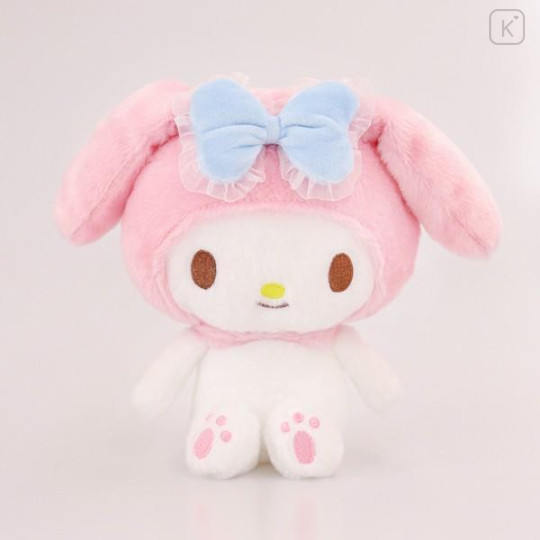 Japan Sanrio Squishy Action Plush Toy - My Melody / Ear Up - 2