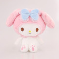 Japan Sanrio Squishy Action Plush Toy - My Melody / Ear Up - 2