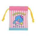 Japan Sanrio Drawstring Pouch - Tuxedo Sam / Retro - 1