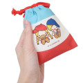 Japan Sanrio Drawstring Pouch - Patty & Jimmy / Retro - 2