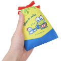 Japan Sanrio Drawstring Pouch - Keroppi / Retro - 2