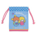 Japan Sanrio Drawstring Pouch - Little Twin Stars / Retro - 1