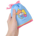 Japan Sanrio Drawstring Pouch - Little Twin Stars / Retro - 2