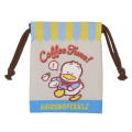 Japan Sanrio Drawstring Pouch - Pekkle / Retro - 1