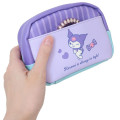 Japan Sanrio Square Pouch - Kuromi / Retro - 2