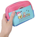 Japan Sanrio Square Pouch - Pochacco / Retro - 2