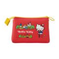 Japan Sanrio Flat Pouch - Hello Kitty / Retro Clear Cassette - 2