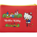 Japan Sanrio Flat Pouch - Hello Kitty / Retro Clear Cassette - 5