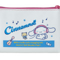 Japan Sanrio Flat Pouch - Cinnamoroll / Retro Clear Cassette - 5