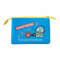 Japan Sanrio Flat Pouch - Hangyodon / Retro Clear Cassette - 2