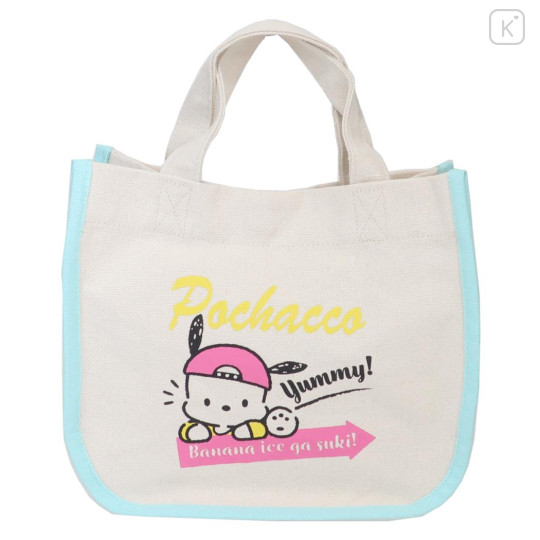 Japan Sanrio Mini Tote Bag - Pochacco / Retro - 1