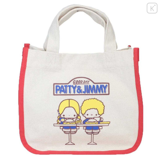 Japan Sanrio Mini Tote Bag - Patty & Jimmy / Retro - 1