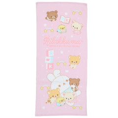 Japan San-X Face Towel - Rilakkuma & Forest Friends / Baby