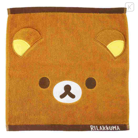 Japan San-X Hand Towel - Rilakkuma / Face - 1