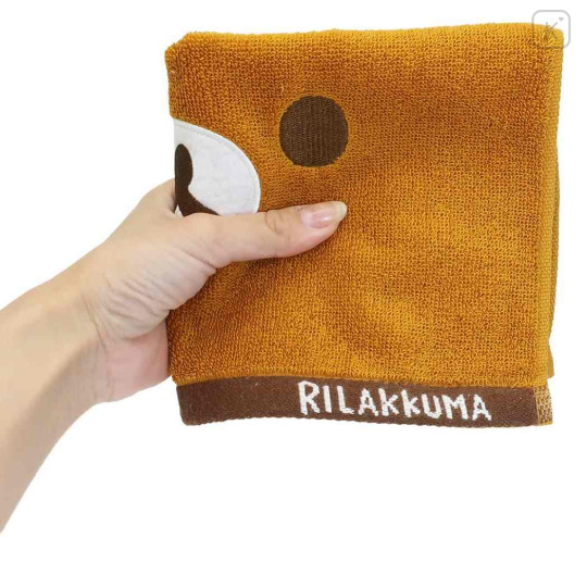 Japan San-X Hand Towel - Rilakkuma / Face - 3