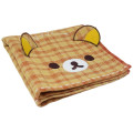 Japan San-X Hand Towel - Rilakkuma / Face Plaid - 2