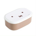 Japan Miffy Nesting Food Storage Container 3pcs Set - Face - 3