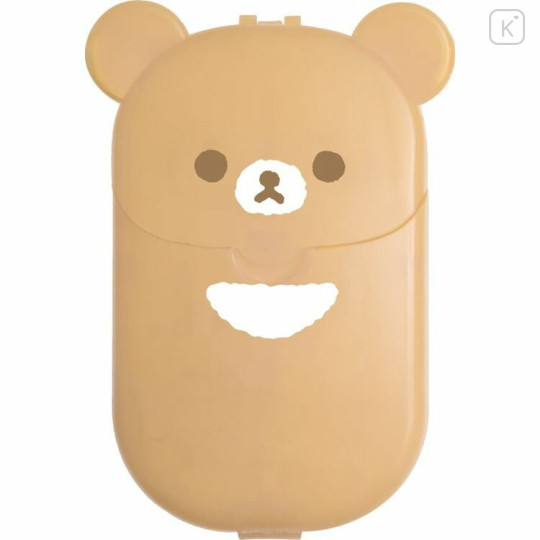 Japan San-X Fragrance Portable Soap Paper - Rilakkuma / Chairoikoguma - 1