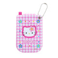 Japan Sanrio Card Case Holder - Hello Kitty / Y2k Houndstooth - 2