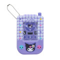 Japan Sanrio Card Case Holder - Kuromi : Y2k Houndstooth Retro Mobile Style - 1