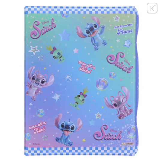 Japan Disney Sticker Notebook - Stitch / Y2k Houndstooth - 2