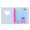 Japan Disney Sticker Notebook - Stitch / Y2k Houndstooth - 3