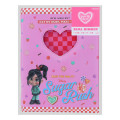 Japan Disney Sticker Notebook - Sugar Rush / Y2k Houndstooth - 1