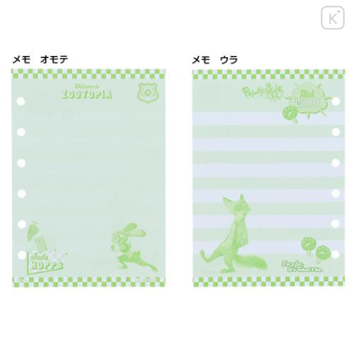 Japan Disney Sticker Notebook - Zootopia / Y2k Houndstooth - 5