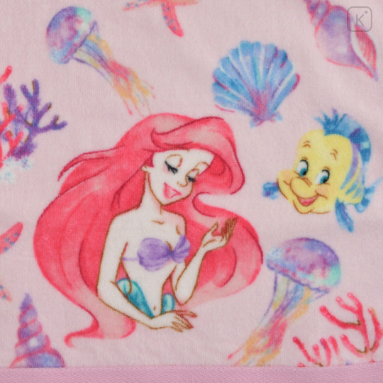 Japan Disney Store Face Towel Set Of 2 - Ariel / In The Sea Pink - 5