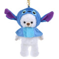 Japan Disney Store Dress-up Clothes Keychain Costume - Stitch / Urupocha-chan & UniBearsity Friends - 2