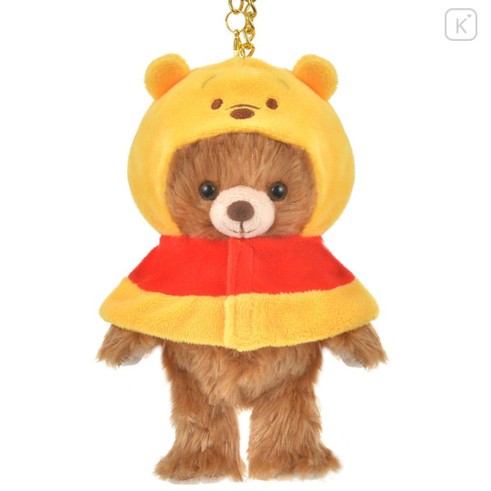 Japan Disney Store Dress-up Clothes Keychain Costume - Pooh / Urupocha-chan & UniBearsity Friends - 4