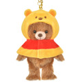 Japan Disney Store Dress-up Clothes Keychain Costume - Pooh / Urupocha-chan & UniBearsity Friends - 4