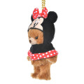 Japan Disney Store Dress-up Clothes Keychain Costume - Minnie Mouse / Urupocha-chan & UniBearsity Friends - 2